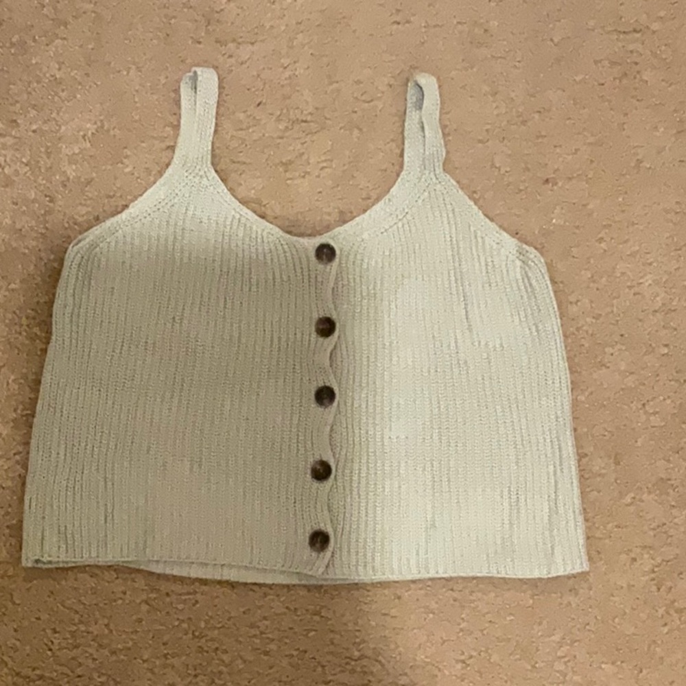 Pink Lily Sweater Tank Top